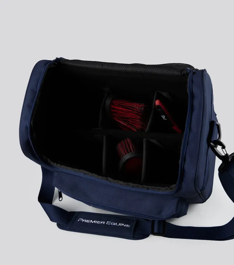 Premier Equine Team Tall Grooming Bag - Navy-2