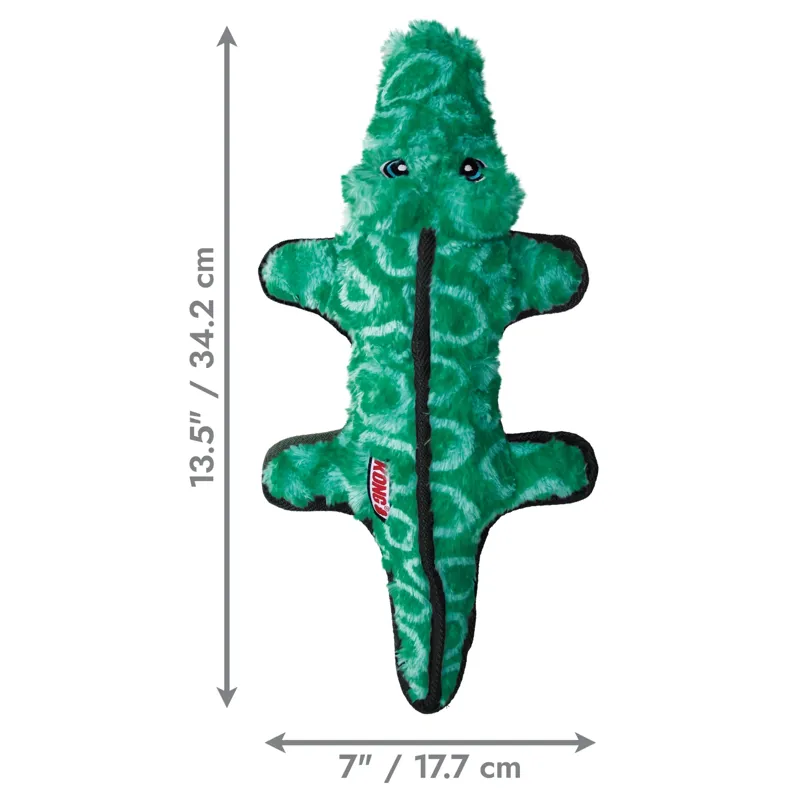 KONG Medium/Large Dog Toy - Ballistic Alligator-1
