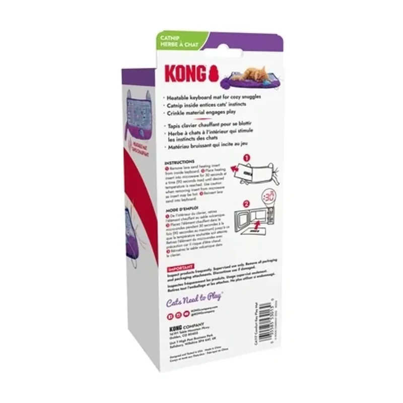 KONG Cat Comfort Key Play Mat -5