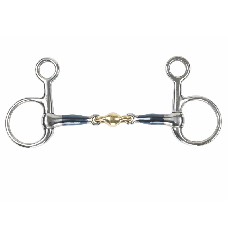 Shires Blue Sweet Iron Hanging Cheek with Lozenge Bit