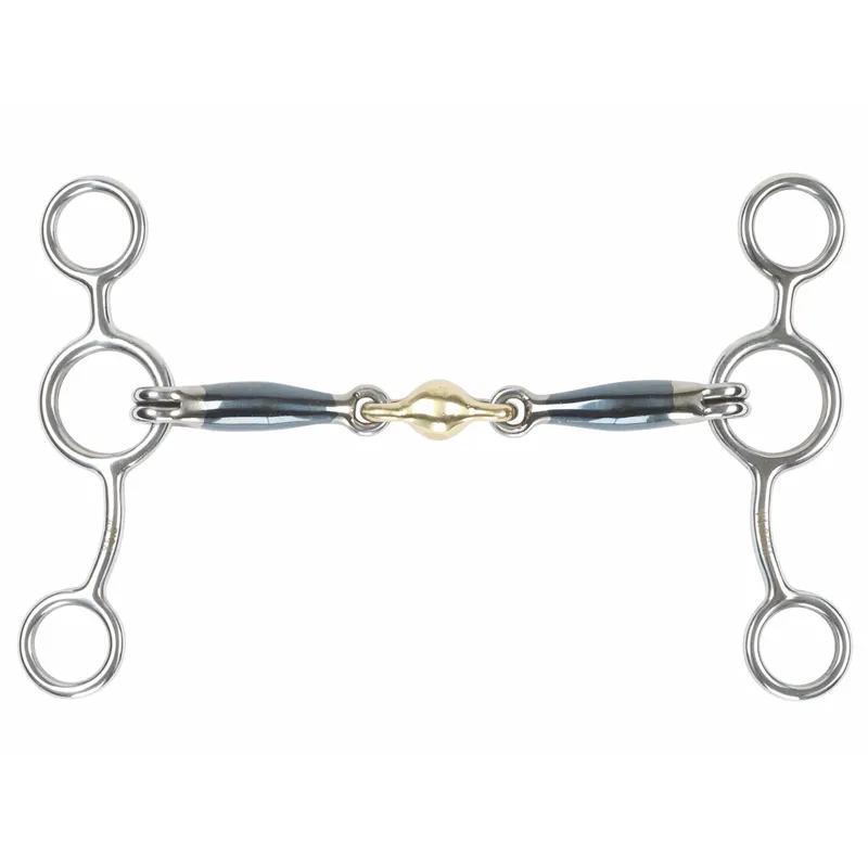 Shires Blue Sweet Iron Tom Thumb with Lozenge Bit