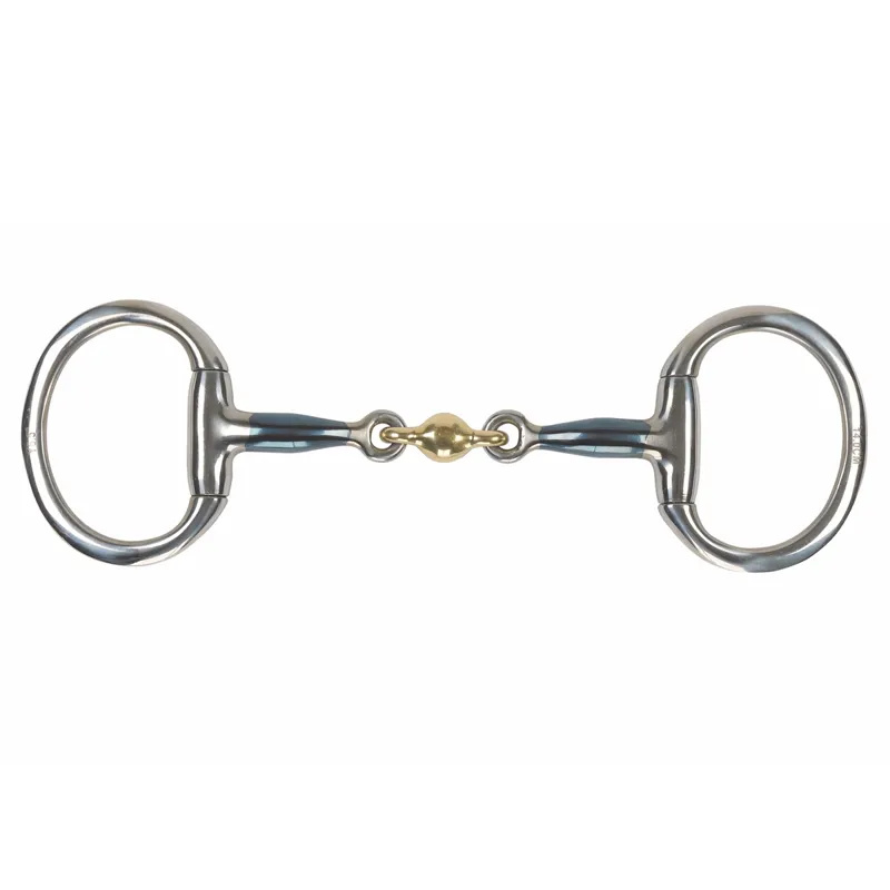 Shires Blue Sweet Iron Flat Eggbutt with Lozenge