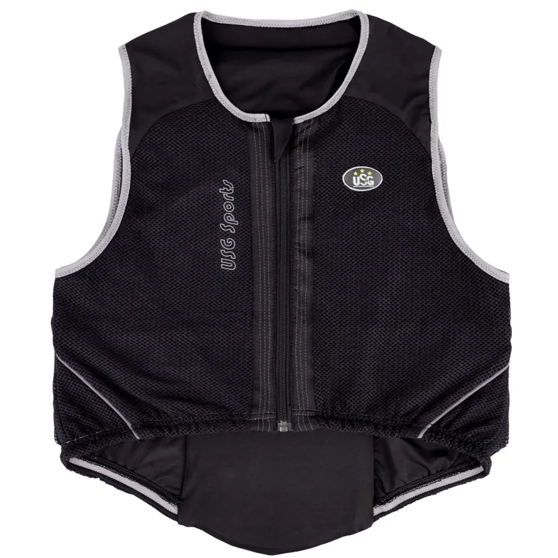 USG Precto Quick Fit Back Protector - Black/Grey