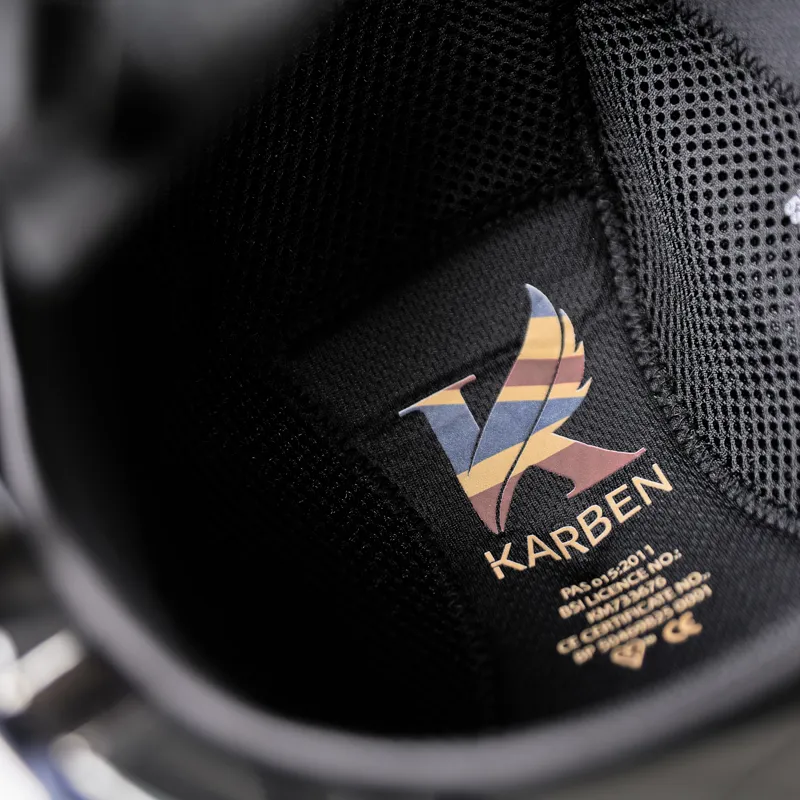 Shires Karben Avena Riding Hat - Navy-1