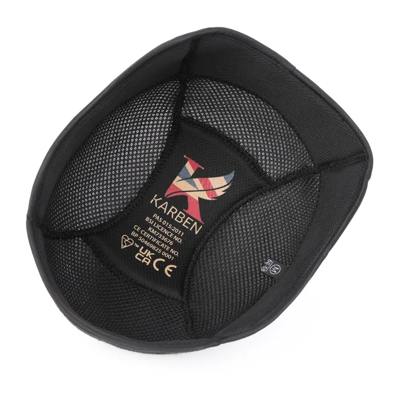 Shires Karben Riding Hat Replacement Liner - Black