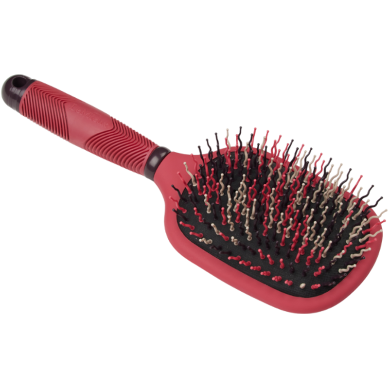 LeMieux Tangle Tidy Main and Tail Brush - Cranberry