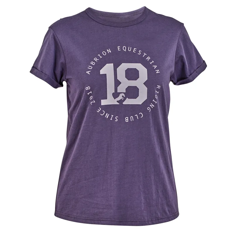 Shires Aubrion Ladies Repose T-Shirt - Purple