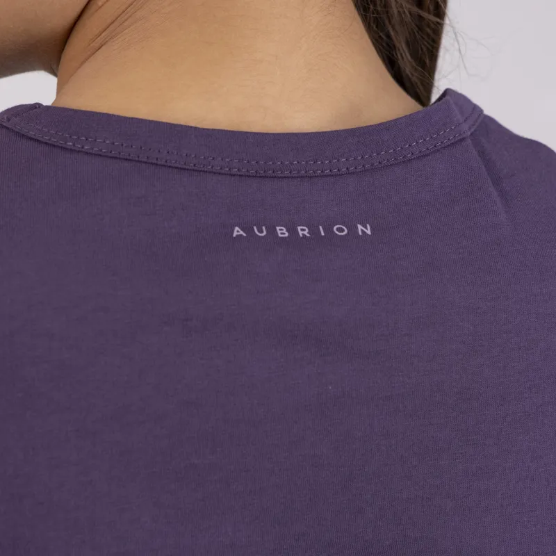 Shires Aubrion Ladies Repose T-Shirt - Purple-5