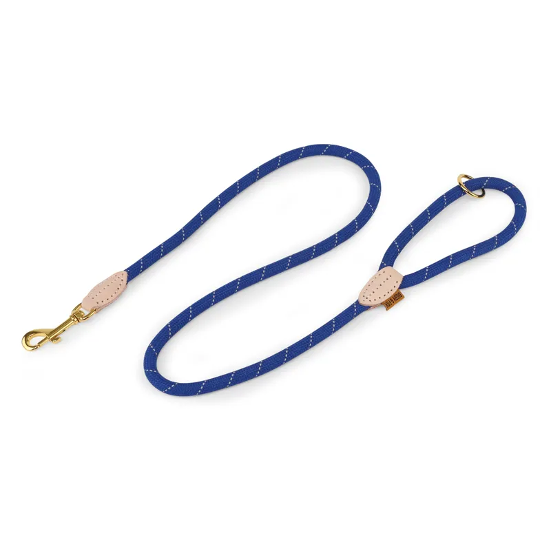 Shires Digby and Fox Reflective Dog Lead - Navy