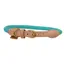 Shires Digby and Fox Reflective Dog Collar - Teal
