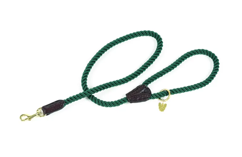 Shires Digby and Fox Rope Dog Lead - Green