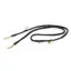 Shires Digby and Fox Rolled Leather Training Lead - Black