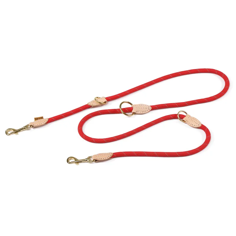 Shires Digby and Fox Reflective Training Lead - Scarlet