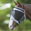 Shires FlyGuard Pro Fine Mesh Earless Fly Mask - Black