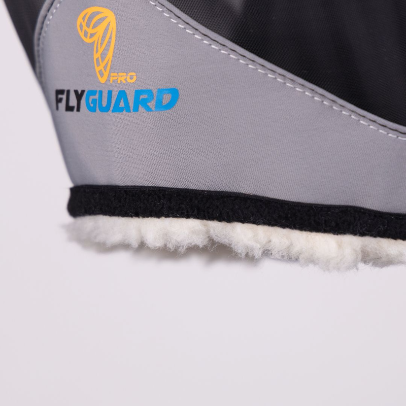 Shires FlyGuard Pro Fine Mesh Earless Fly Mask - Jet-3