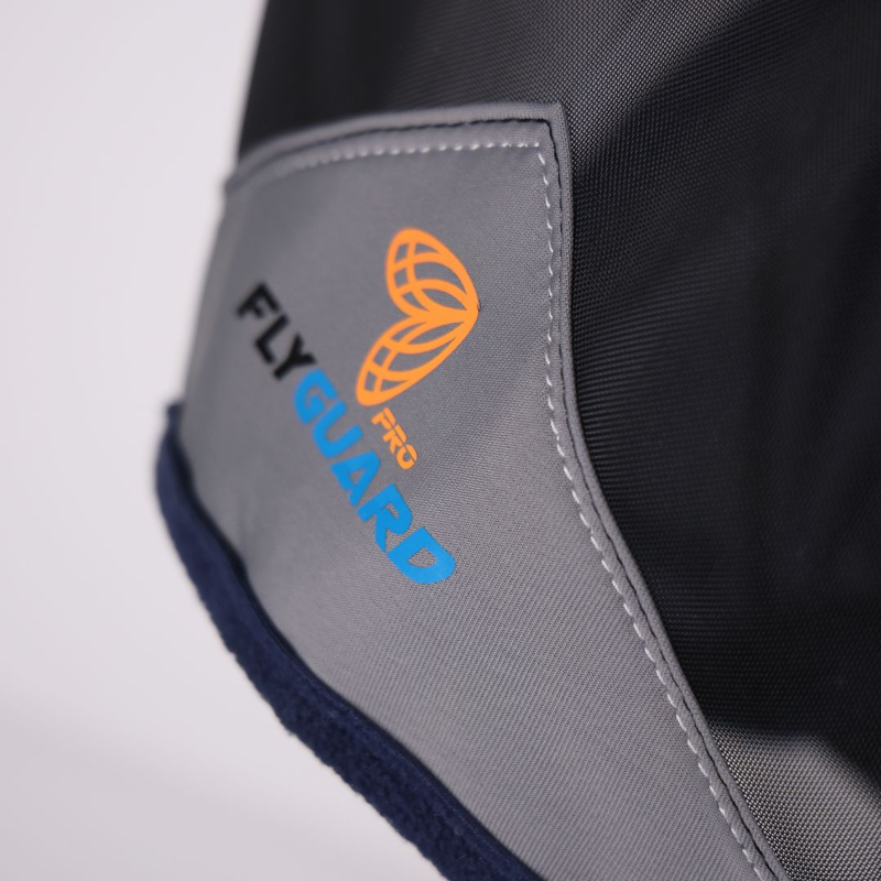 Shires FlyGuard Pro Fine Mesh Fly Mask With Ear Hole - Navy-1
