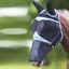 Shires FlyGuard Pro Fine Mesh Fly Mask with Ears and Nose - Black