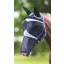 Shires FlyGuard Pro Fine Mesh Fly Mask with Ears and Nose - Full - Black