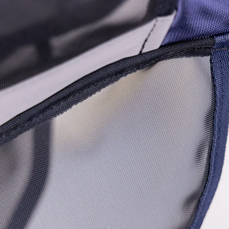 Shires FlyGuard Pro Fine Mesh Fly Mask With Ear Hole and Nose - Navy-1