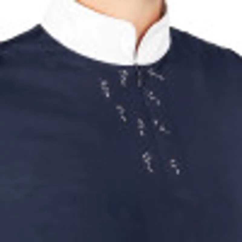 Hy Equestrian Roka Reign Show Shirt - Navy-3