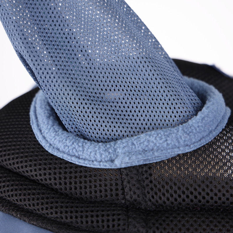 Shires FlyGuard Pro Air Motion Fly Mask With Ears and Nose Deep - Airforce Blue-3