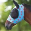Shires Fruit Print Stretch Fly Mask with Ears - Strawberry