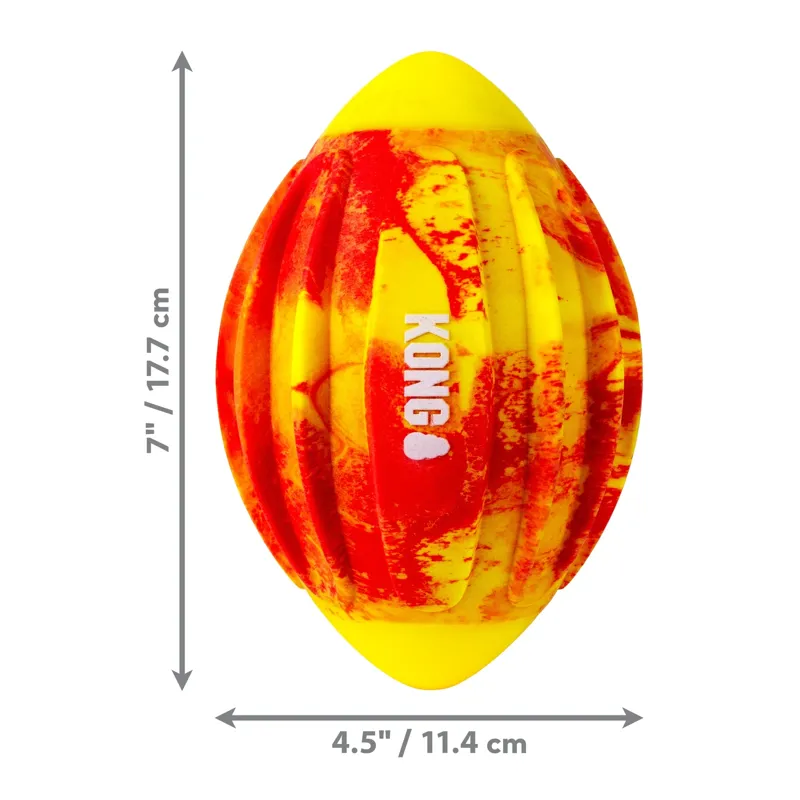 KONG Medium Dog Toy FlexBall Sport Football-3