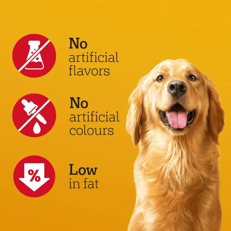 Pedigree Jumbone Med Chick and Lamb Dog Treats - 12 Packs of 2 Bones-3