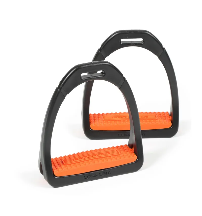 Compositi Premium Profile Childs Stirrups - Orange
