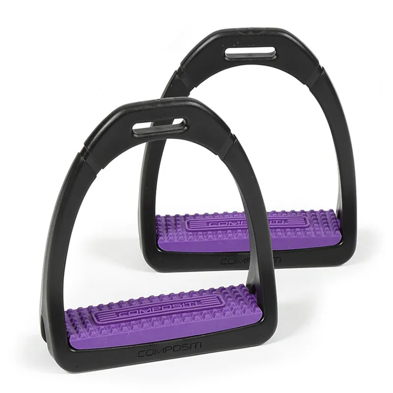 Compositi Premium Profile Childs Stirrups - Purple