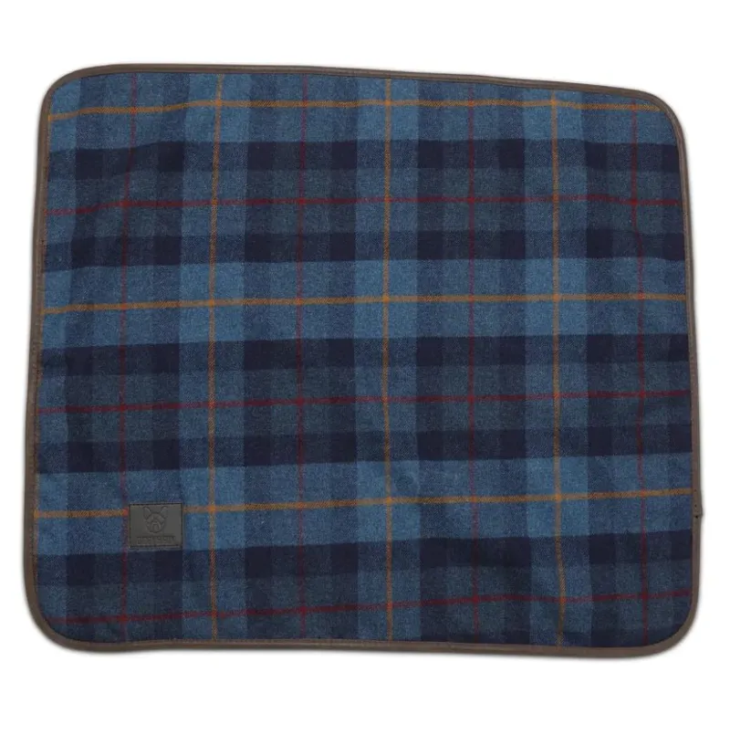 Shires Digby and Fox Tweed Blanket - Navy