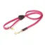 Shires Digby and Fox Rolled Leather Dog Lead - Pink