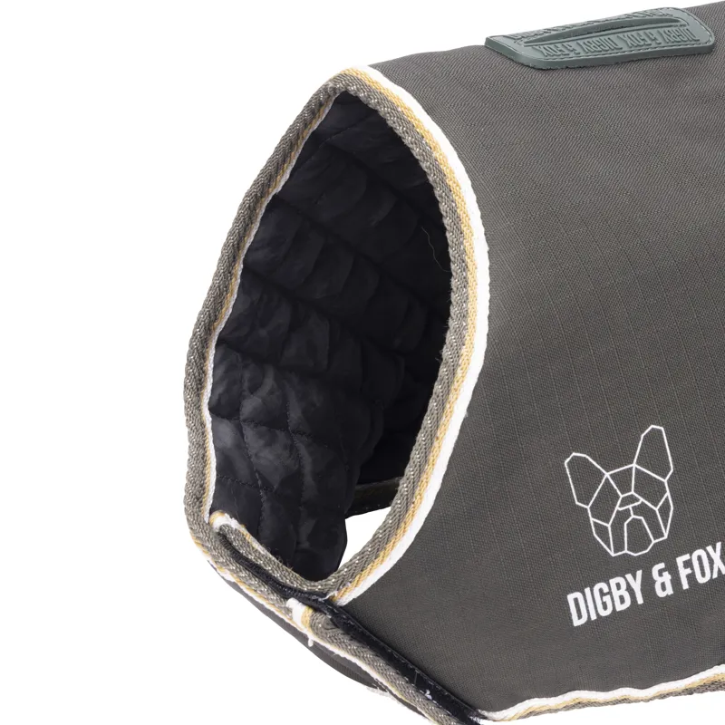 Shires Digby and Fox Waterproof Dog Coat - Green-3