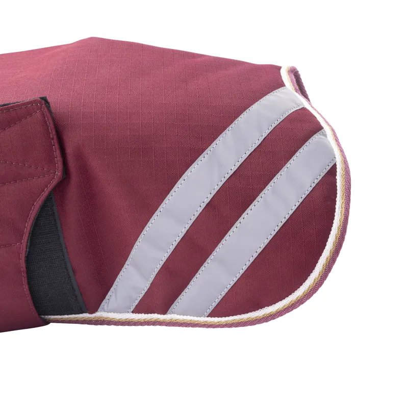 Shires Digby and Fox Waterproof Dog Coat - Maroon-6