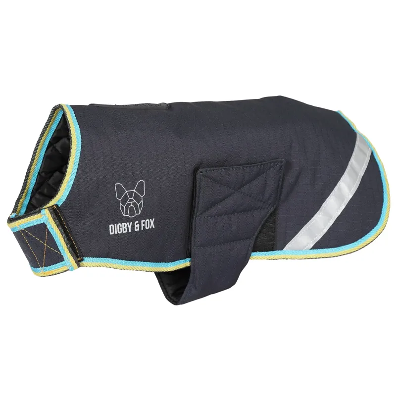 Shires Digby and Fox Waterproof Dog Coat - Grey