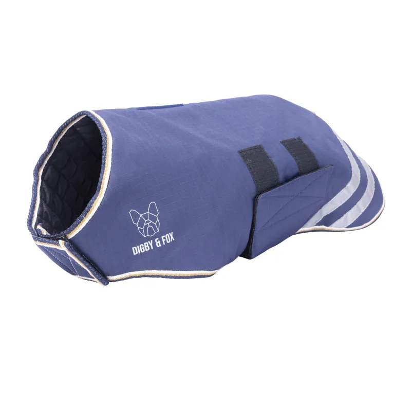 Shires Digby and Fox Waterproof Dog Coat - Navy