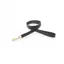 Shires Digby and Fox Flat Leather Dog Lead - Black