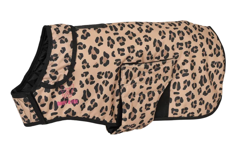 Shires Digby and Fox Leopard Dog Coat - Leopard