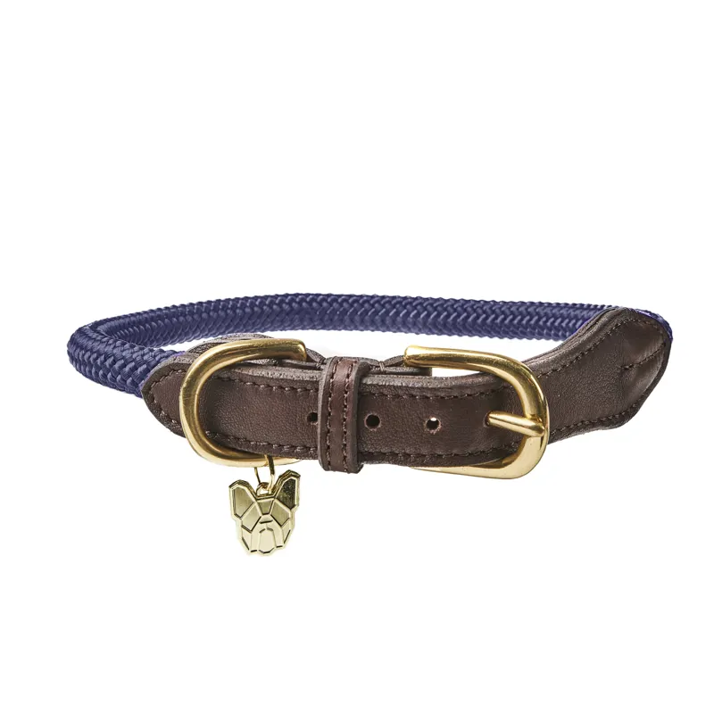 Shires Digby and Fox Fine Rope Collar - Navy