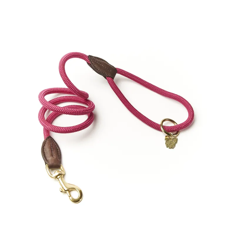 Shires Digby and Fox Fine Rope Lead - Pink