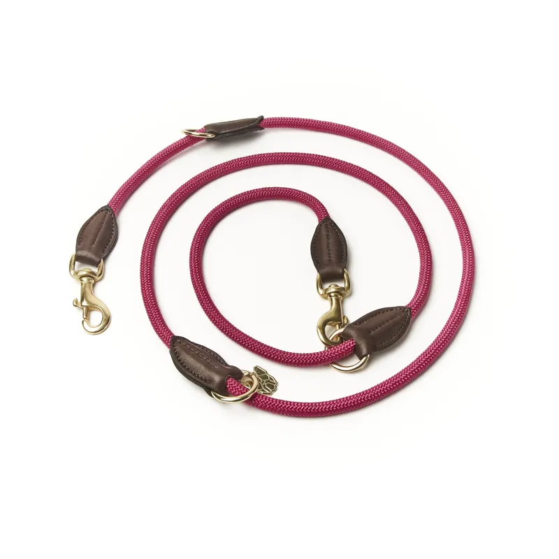 Shires Digby and Fox Fine Rope Training Lead - Pink