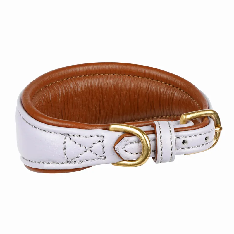 Shires Digby and Fox Padded Greyhound Collar - Lilac