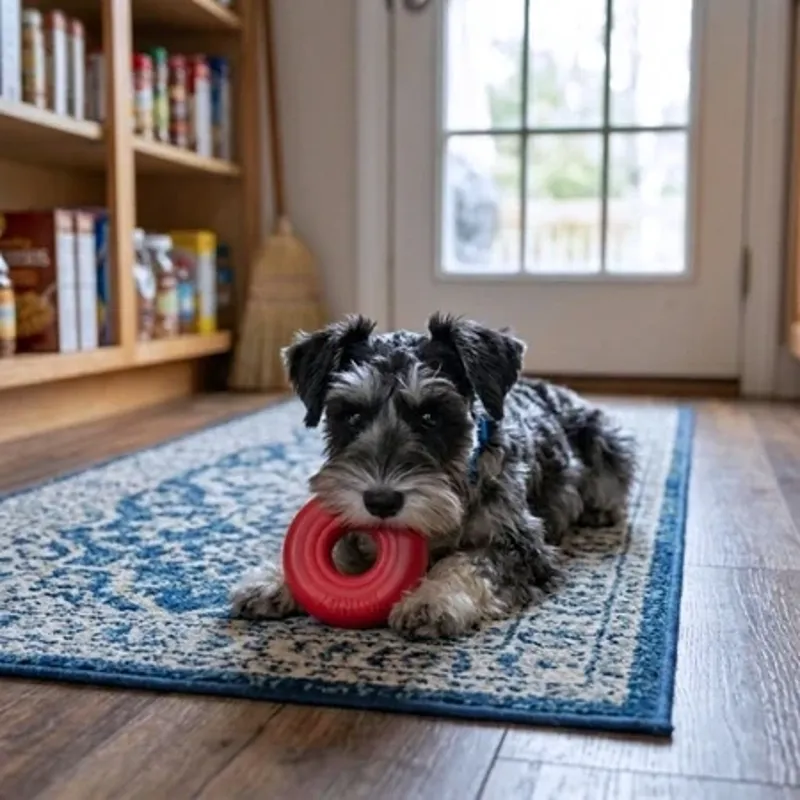 KONG Donut Dog Toy - Red-9