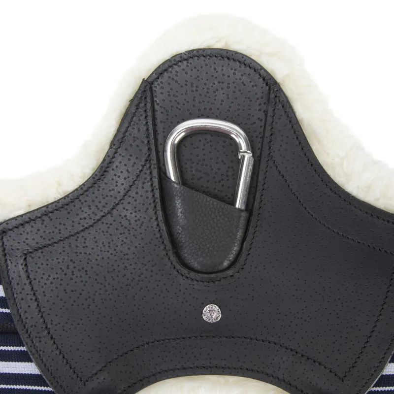 Shires Velociti Lusso Elite Dressage Girth - Black-4