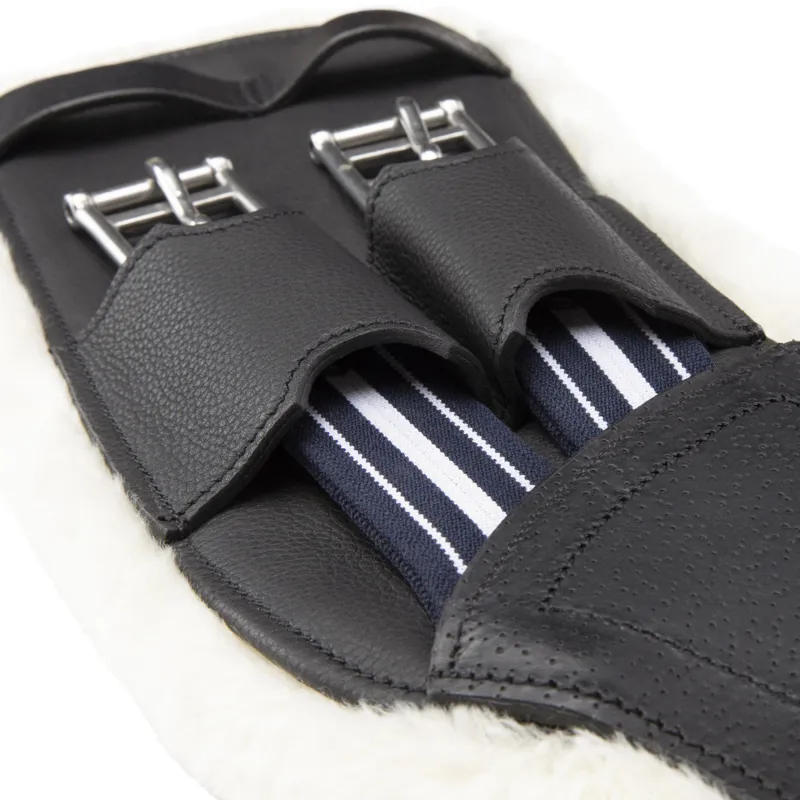 Shires Velociti Lusso Elite Dressage Girth - Black-1