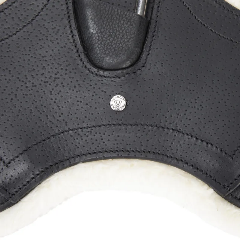 Shires Velociti Lusso Elite Dressage Girth - Black-7