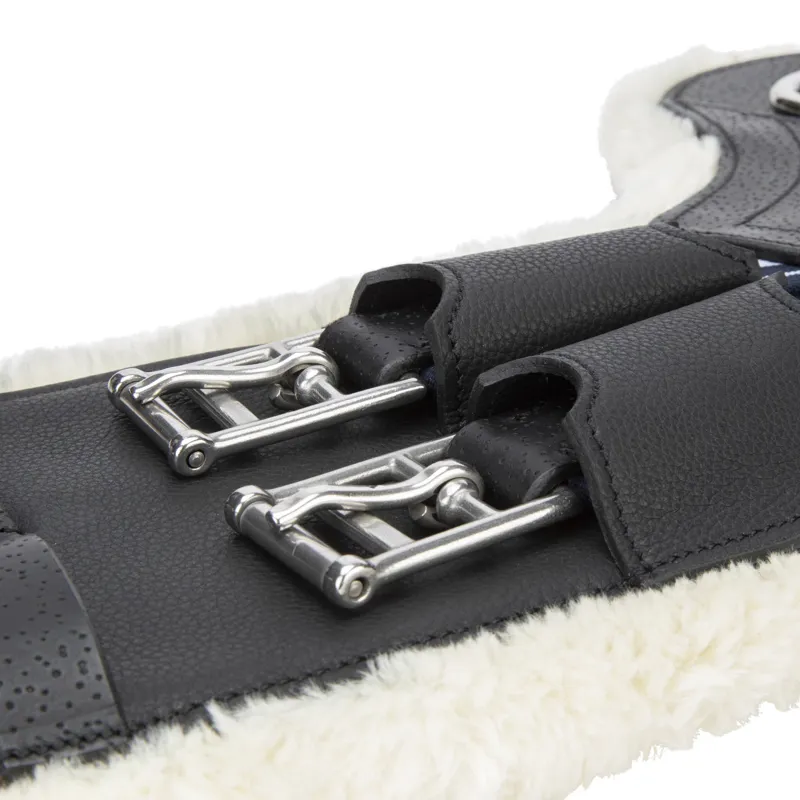 Shires Velociti Lusso Elite Dressage Girth - Black-3