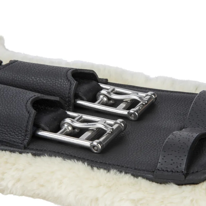 Shires Velociti Lusso Elite Short Stud Girth - Black-3