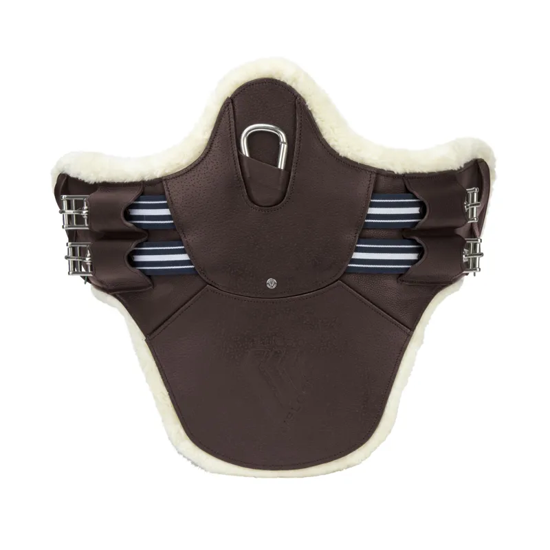 Shires Velociti Lusso Elite Short Stud Girth - Havana