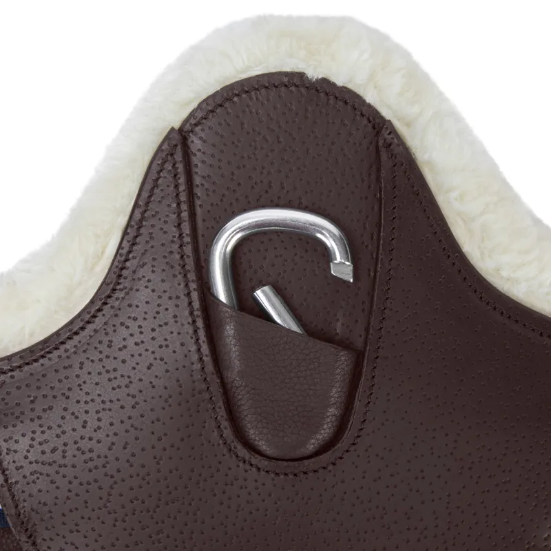 Shires Velociti Lusso Elite Short Stud Girth - Havana-4